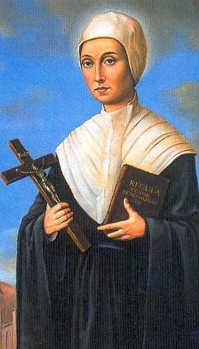 Detail Of A Portrait Of Blessed Rgina Protmann Date And Artist Unknown