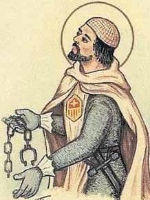 Detail Of An Italian Holy Card Of Blessed William Of Altavilla By Bertoni Date Unknown