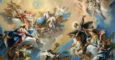 Detail of The Painting The Glorification of Saint Felix And Saint Adauctus By Carlo Innocenzo Carlone C1759 Swiped From Wikimedia Commons