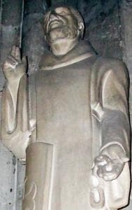 Statue of Saint Adjutor At La Collégiale De Vernon France Taken On 19 March 2007 By Theoliane Swiped From Wikimedia Commons