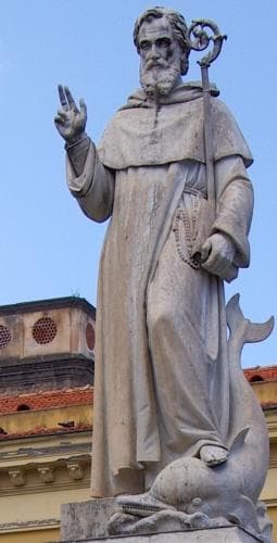 Statue of Saint Antoninus of Sorrento Date And Artist Unknown Piazza SantAntonino Sorrento Italy Photographed By Berthold Werner On 12 May 2013