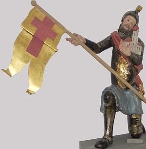 Statue of Saint Arnold of Hiltensweiler Date Unknown Artist Unknown Parish Church of Saint Dionysius Hiltensweiler Tettnang City Germany Photographed In May 2006 By Andreas Praefcke