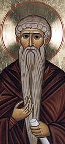 Detail From An Icon of Saint Arsenius At The Holy Transfiguration Monastery Brookline Massachusetts Usa