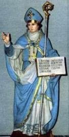Statue of Saint Athanasius of Naples Date And Artist Unknown