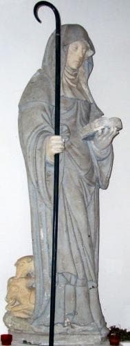 Statue of Saint Austrebertha Date And Artist Unknown Photographed On 21 April 2007 By Theoliane
