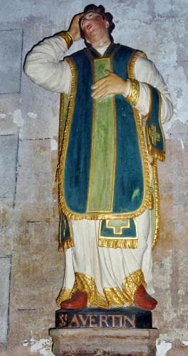 Statue of Saint Avertinus of Tours Artist Unknown C1700 SaintMélaine De Morlaix Church Molaix France Photographed On 28 June 2016 By MoreauHenri