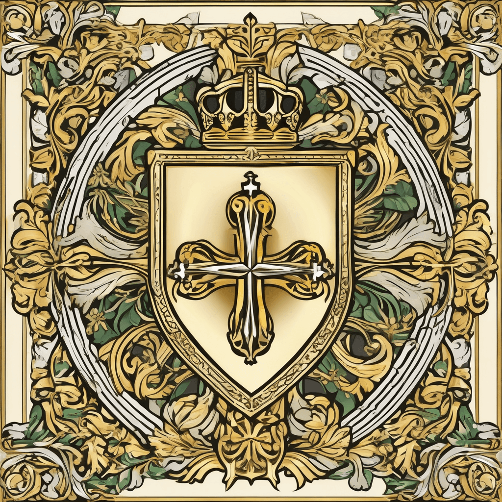 Detail of A Stained Glass Window of Saint Bronach Rosstrevor Ireland Artist Unknown