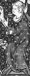 Saint Carloman Detail of An Image of Charles Martel Diving His Kingdom