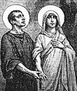 Saint Chrysanthus And Saint Daria