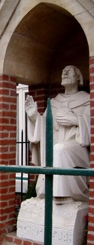 Detail of The Saint Chrysole Fountain In Verlinghem Date And Sculpture Unknown Photographed In March 2009 By Velvet