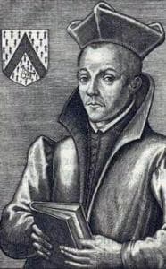 Detail of A 1614 Illustration of Saint Edmund Gennings From The National Portrait Gallery