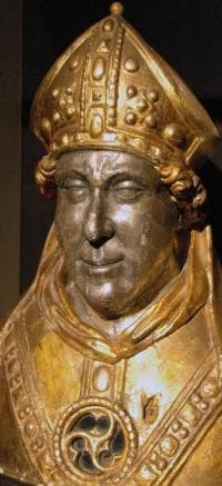 Detail of A Reliquary Bust of Saint Engelbert of Cologne Essen Cathedral Date Unkown Artist Unknown Photographed On 19 October 2008 By Sir Gawain