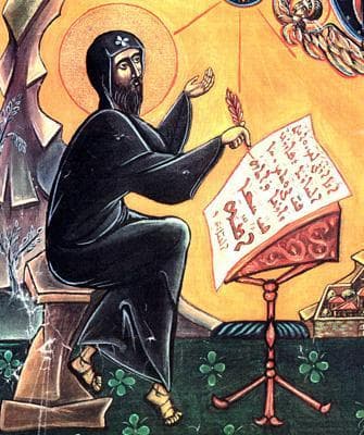 Icon of Saint Ephrem of Syria Author Unknown
