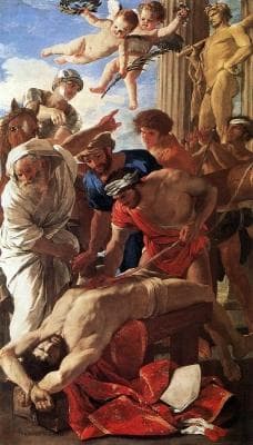 Detail From The Painting The Martyrdom of Saint Erasmus By Nicolas Poussin 1628 Oil On Canvas Musei Vaticani Vatican