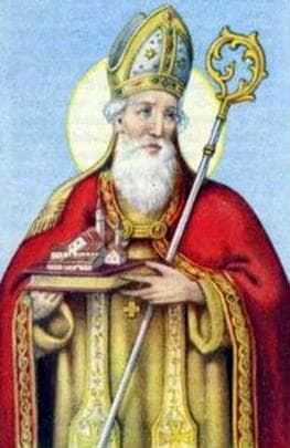 Detail of An Italian Holy Card of Saint Evasius of Asti Date And Artist Unknown