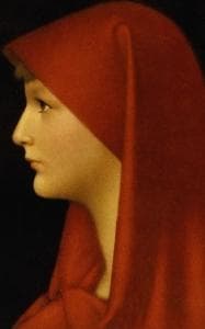 19Th Century Portrait of Saint Fabiola of Rome By JeanJacques Henner