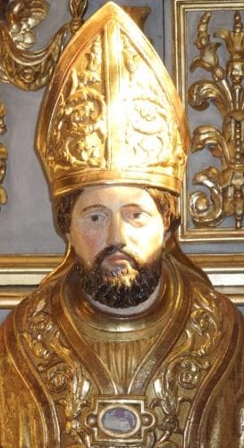 Reliquary Bust of Saint Fleuret Date And Artist Unknown Chappel of Saint Fleuret Estaing Aveyron France Photographed On 22 April 2015 By Finoskov