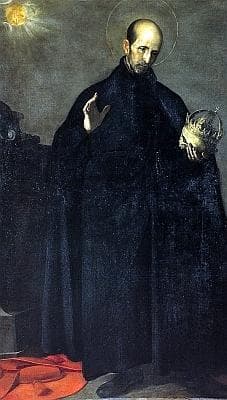 Detail of A Portrait of San Francisco De Borja Alonso Cano 1624 Oil On Canvas