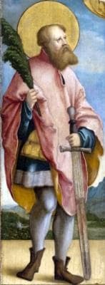 Detail of A Photograph of An Oil Painting of Saint Gengulphus of Burgundy C1537 By Meister Von Meßkirch Outer Left Wing of An Altarpiece From A Side Altar of The Collegiate Church of Saint Martin Meßkirch BadenWürttemberg Germany