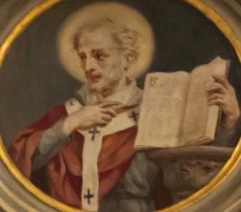 Painted Rondo of Saint Gerontius of Milan By Casimiro Radice And Giovanni Valtorta Latter 19ThCentury Basilica Di San Nicolò Lecco Italy Photographed On 16 February 2013 By A Ntv