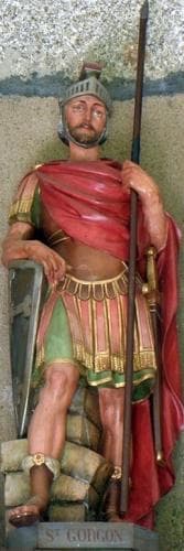 Statue of Saint Gorgon Date And Artist Unknown Saint Gorgon Chapel Montours France Photographed On 2 October 2011 By Go69