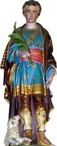 Statue of Saint Gratien of Amiens Date And Artist Unknown