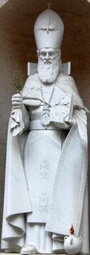 Statue of Saint Gregory The Illuminator Date Unknown Artist Unknown Facade of Saint PeterS Basilica Vatican City Rome Italy Photographed On 4 May 2010 By Lars Curfs