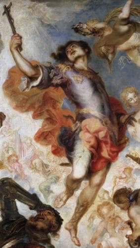 Detail From The Painting The Triumph of Hermengild By Francisco De Herrera The Younger 1654 Oil On Canvas Museo Del Prado Madrid Spain