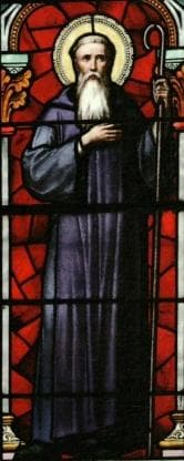 Detail of Stained Glass Window of SaintHugues De Semur Church of Saint Hilaire SemurEnBrionnais France Date And Artist Unknown Photographed On 3 January 2011 By Jackydarne