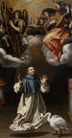 Detail From The Painting Apparition of Angel Musicians To Saint Hugh of Lincoln Vicente Carducho C1629 Museo Del Prado Madrid Spain