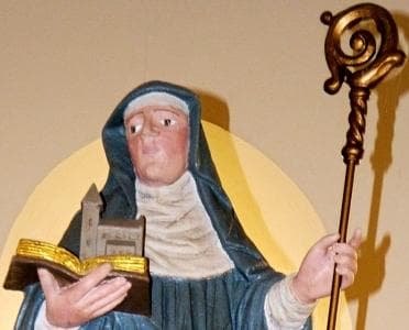 Detail of A Statue of Saint Irmina of Oehren Date Unknown Artist Unknown Location Unknown Photographed On 13 November 2008 By Cornischong