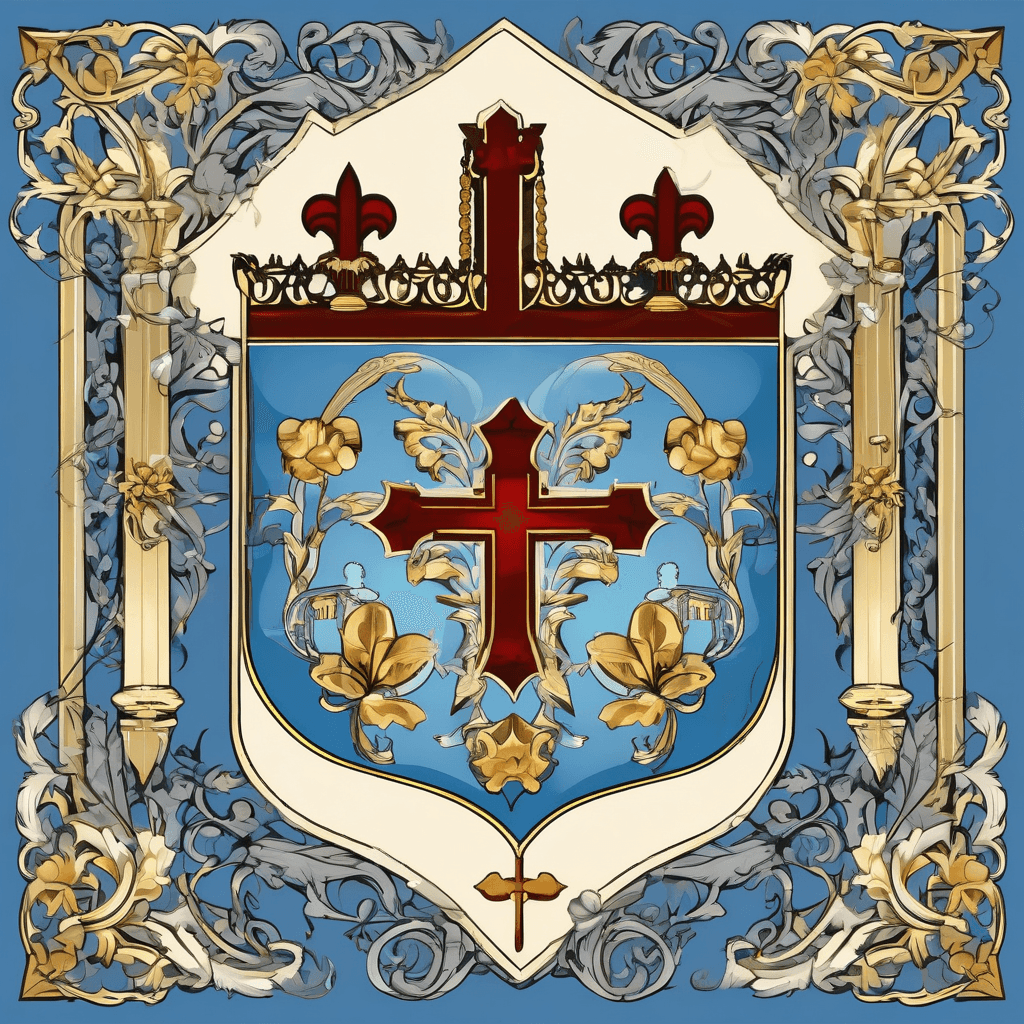 Detail of An Antique Woodcut Illustration of Saint Isberga Date And Artist Unknown