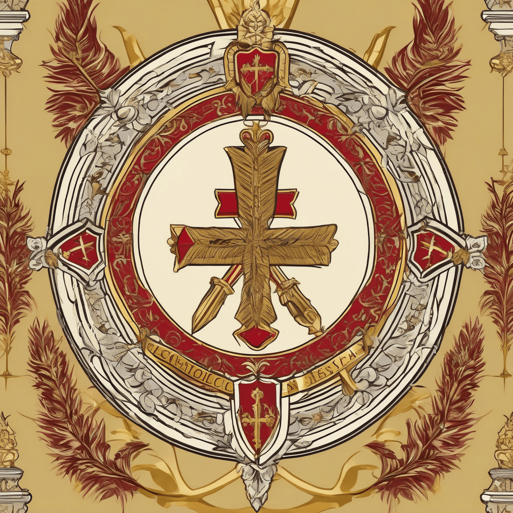 Pictorial Lives of The Saints Illustration For Saint Ischyrion Martyr