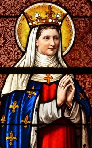 Detail of The Rose Window of Saint Joan of Valois C1880 Artist Unknown Church of SauzéVaussais DeuxSèvres France Photographed On 29 November 2014 By Jlpc