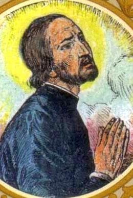 Detail of A Saint John Lloyd Holy Card Date And Artist Unknown