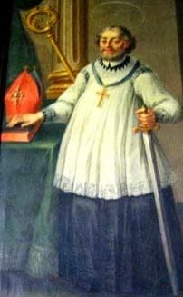 Detail of A Painting of Saint John of Bridlington