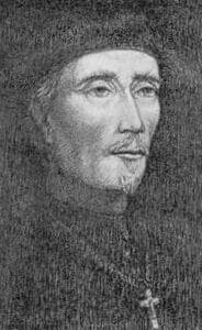 Detail From A Saint John Southworth Holy Card