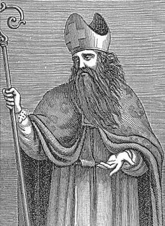 Detail of An Illustration of Saint Justus of Urgell Date And Artist Unknown