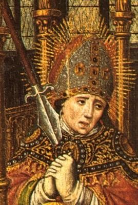 Detail From A 15Th Century Painting of The Martyrdom of Saint Lambert of Liège Artist Unknown