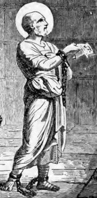 Pictorial Lives of The Saints Illustration of Saint Leonidas of Alexandria