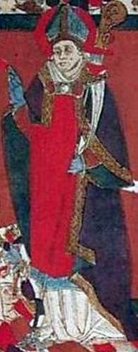 Detail of A 15Th Century Illustration of Saint Lizier Decouserans Artist Unknown