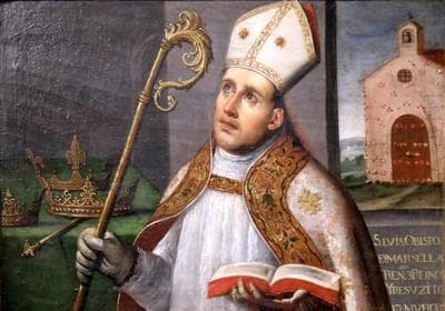 Detail of A Painting of Saint Louis of Anjou Oil On Wood By Vincente Carducci Date Unknown Musée DHistoire Marseille France Photographed On 28 June 2013 By Rvalette