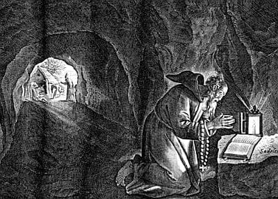 Woodcut of Saint Macarius of Egypt Image Courtesy of The Digital Image Archive Pitts Theology Library Candler School of Theology Emory University