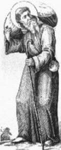 Illustration of Saint Macarius The Younger From Little Pictorial Lives of The Saints
