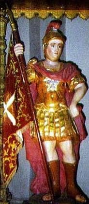 Statue of Saint Magnus of The Theban Legion Date And Artist Unknown