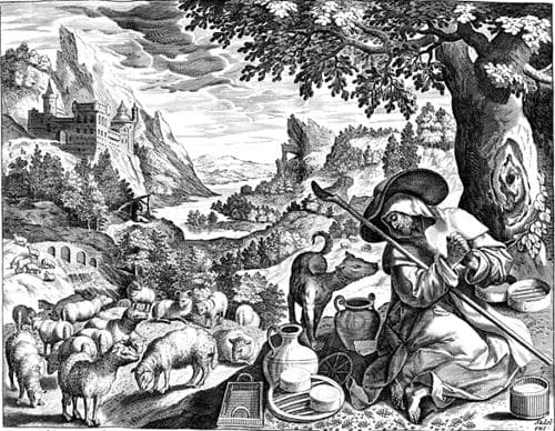 Woodcut of Saint Malchus By Jan Sadeler Image Courtesy of The Digital Image Archive Pitts Theology Library Candler School of Theology Emory University