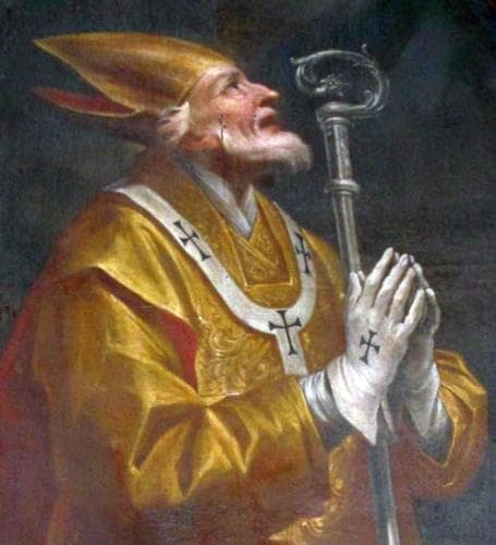 Saint Mansuetus of Milan Artist Unknown 17Th18Th Century Sacristry Church of San Stefano Milan Italy Photographed On 22 October 2011 By A Ntv