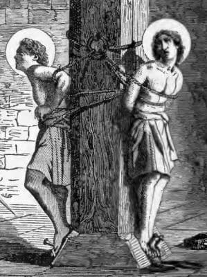 Saints Marcus And Marcellianus Martyrs From Pictorial Lives of The Saints