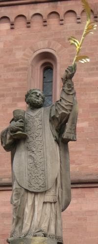 Detail of A Statue of Saint Marcellinus Date And Artist Unknown Photographed On 5 September 2007 By Agridecumantes