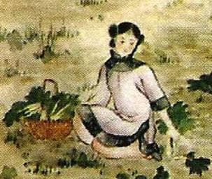 Detail of An Italian Holy Card of Saint Maria Zheng Xu Date And Artist Unknown